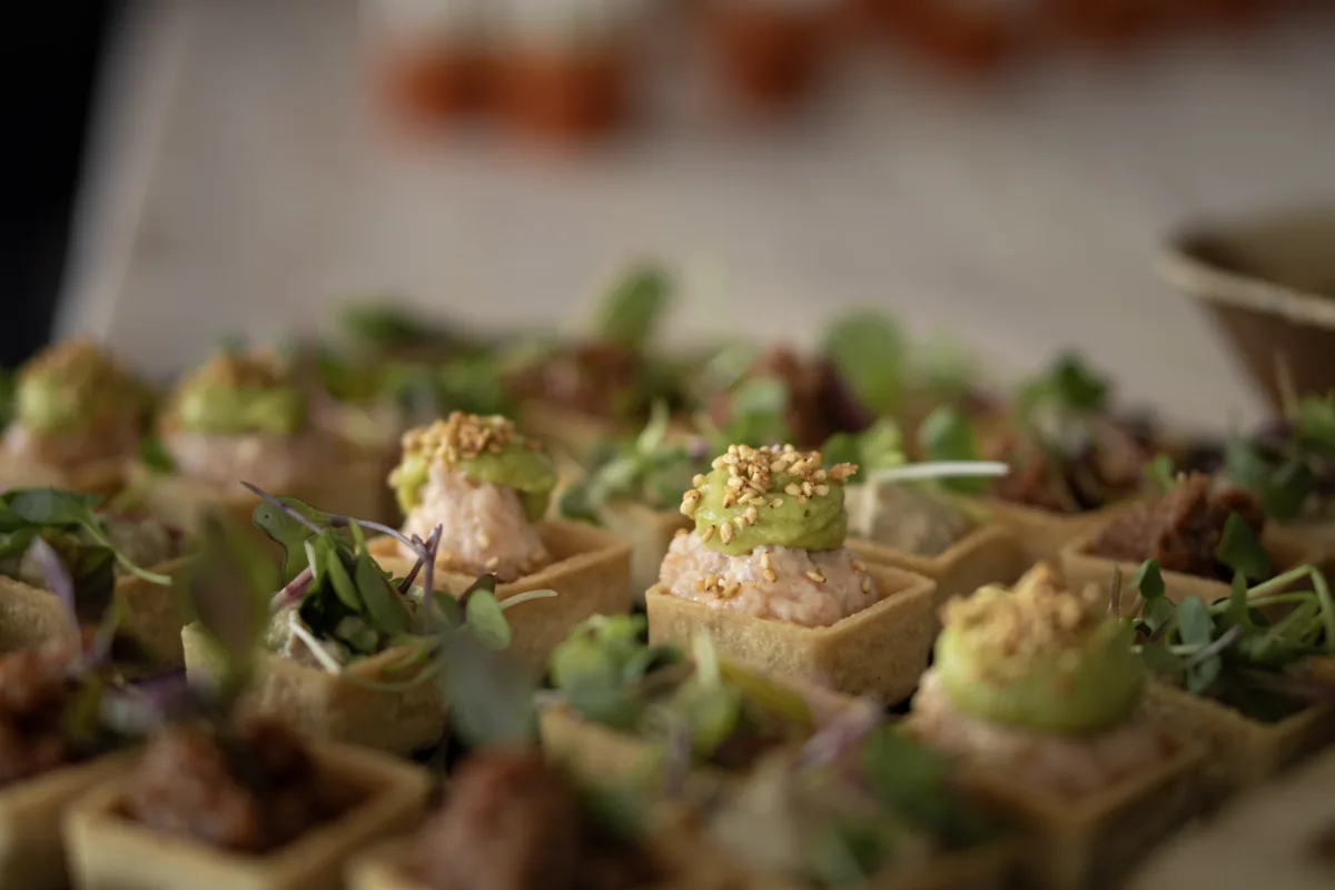 Frisch angerichteter Apéro von Food on Wheels