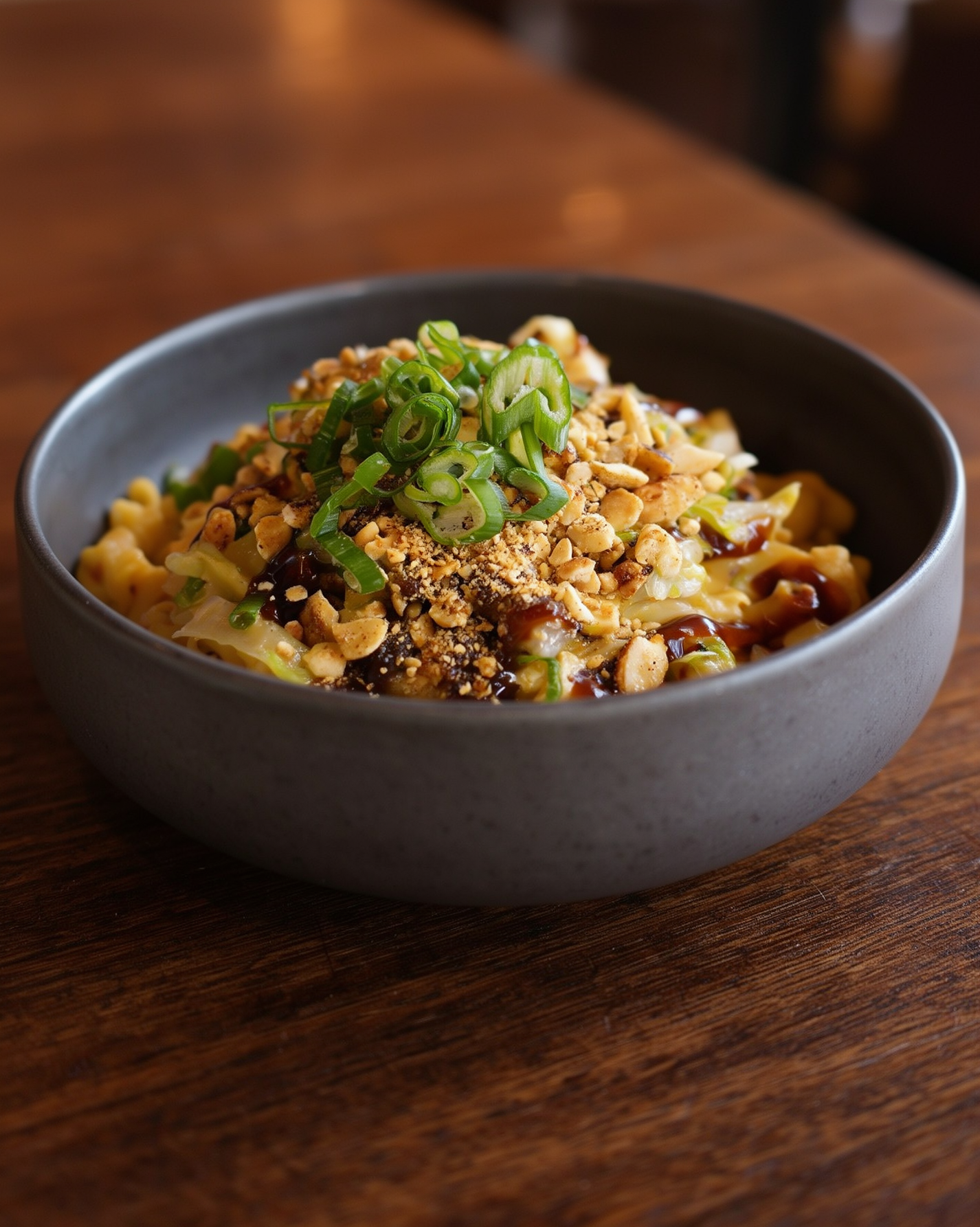 Mac'n'Cheese mit Chinakohl
